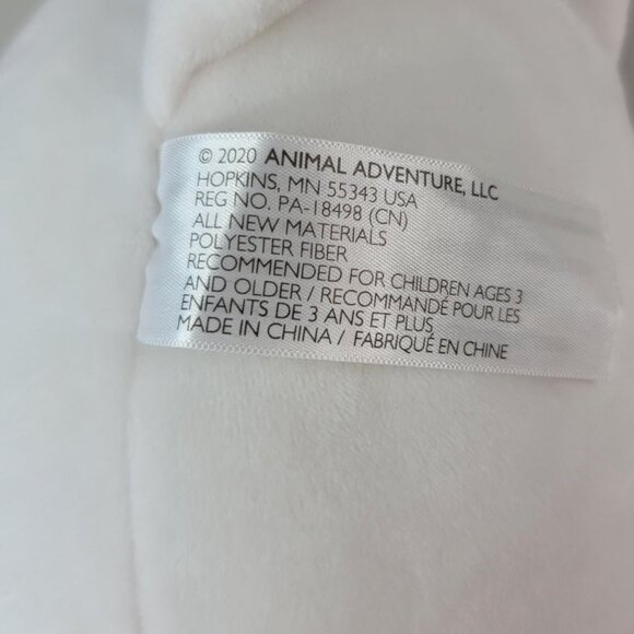 Animal Adventure Flying Unicorn Plush White 9" Silver Wing Horn Embroidered 2020 - Picture 9 of 11